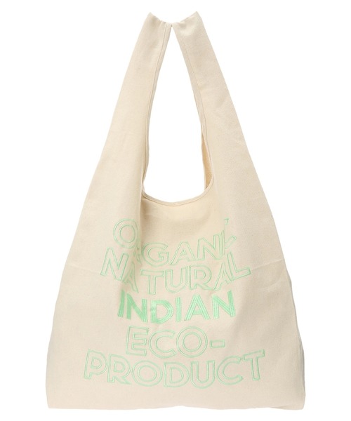 Lilas Campbell（リラキャンベル）の「・別注　リラキャンベル　エンブレム　エコバッグ＊（エコバッグ/サブバッグ・レディース・ライム/ブルー/ラベンダー・FREE）」の12枚目の写真