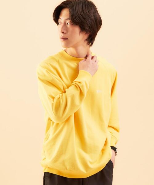 green label relaxing（グリーンレーベルリラクシング）の「★ [ GLR/ lab ] OGC スウェット クルーネック（スウェット・メンズ・ブラック/ホワイト/ターコイズブルー/イエロー・MEDIUM/SMALL/X-LARGE/LARGE）」の4枚目の写真