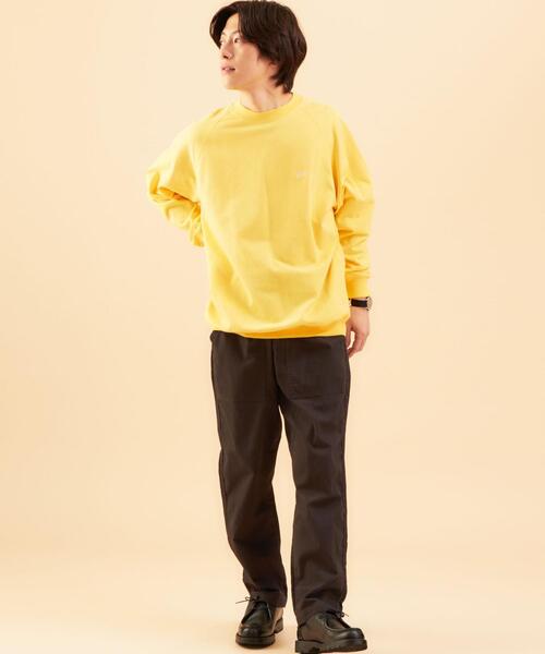 green label relaxing（グリーンレーベルリラクシング）の「★ [ GLR/ lab ] OGC スウェット クルーネック（スウェット・メンズ・ブラック/ホワイト/ターコイズブルー/イエロー・MEDIUM/SMALL/X-LARGE/LARGE）」の20枚目の写真