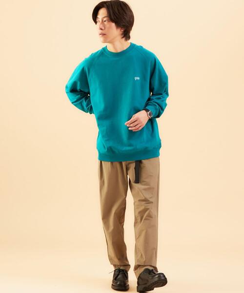 green label relaxing（グリーンレーベルリラクシング）の「★ [ GLR/ lab ] OGC スウェット クルーネック（スウェット・メンズ・ブラック/ホワイト/ターコイズブルー/イエロー・MEDIUM/SMALL/X-LARGE/LARGE）」の17枚目の写真
