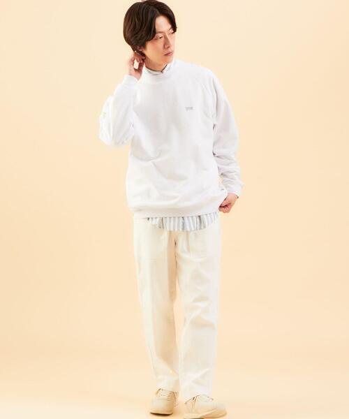 green label relaxing（グリーンレーベルリラクシング）の「★ [ GLR/ lab ] OGC スウェット クルーネック（スウェット・メンズ・ブラック/ホワイト/ターコイズブルー/イエロー・MEDIUM/SMALL/X-LARGE/LARGE）」の18枚目の写真