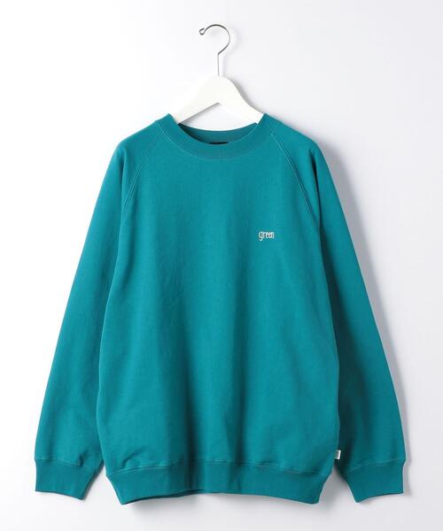 green label relaxing（グリーンレーベルリラクシング）の「★ [ GLR/ lab ] OGC スウェット クルーネック（スウェット・メンズ・ブラック/ホワイト/ターコイズブルー/イエロー・MEDIUM/SMALL/X-LARGE/LARGE）」の19枚目の写真