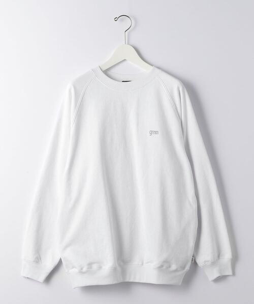 green label relaxing（グリーンレーベルリラクシング）の「★ [ GLR/ lab ] OGC スウェット クルーネック（スウェット・メンズ・ブラック/ホワイト/ターコイズブルー/イエロー・MEDIUM/SMALL/X-LARGE/LARGE）」の8枚目の写真