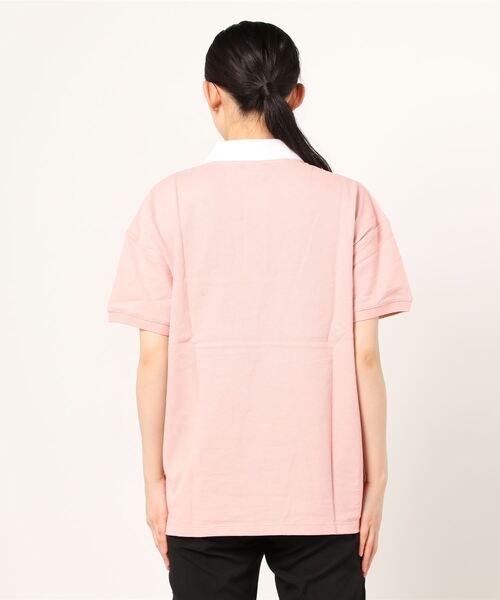 Champion(チャンピオン)の「【Champion/チャンピオン】メンズ レディース キャンパス ユニセックス ポロシャツ(ポロシャツ・メンズ・ホワイト/ライトピンク・SMALL)」の3枚目の写真