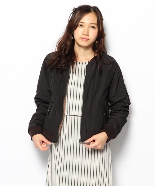 ガリャルダガランテ　リバーシブルボアブルゾン GALLARDAGALANTE（ガリャルダガランテ）の「リバーシブルボア