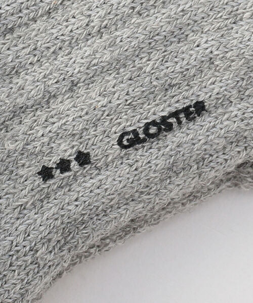 GLOSTER（グロスター）の「3P クォーターソックス（ソックス/靴下・メンズ・ホワイト/ブラック/レインボー・FREE）」の7枚目の写真