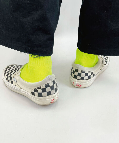 GLOSTER（グロスター）の「3P クォーターソックス（ソックス/靴下・メンズ・ホワイト/ブラック/レインボー・FREE）」の14枚目の写真