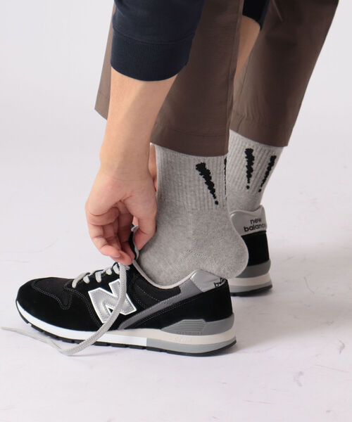 GLOSTER（グロスター）の「3P クォーターソックス（ソックス/靴下・メンズ・ホワイト/ブラック/レインボー・FREE）」の19枚目の写真