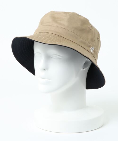 And A（アンドエー）の「GRAMICCI グラミチ / REVERSIBLE HAT ２WAYリバーシブル刺繍バケットハット / GAC-21S073（ハット・メンズ・ブラック/ネイビー・FREE）」の5枚目の写真