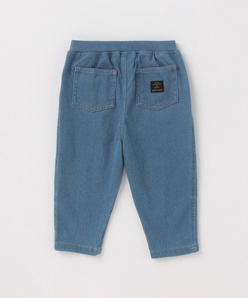 petit main（プティマイン）の「カットデニム9分丈パンツ（デニムパンツ・キッズ・ライトブルー/ブルー・80ｃｍ/90cm/130cm/120cm/100cm/110cm）」の11枚目の写真