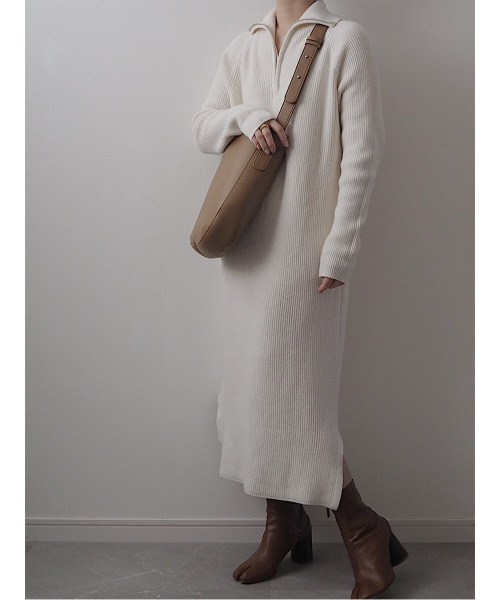 ISOOK（アイスー）の「Adjust round bag / アジャストラウンドバッグ（mi select）（トートバッグ・レディース・ブラック/グレイッシュベージュ/ブラウン・FREE）」の7枚目の写真
