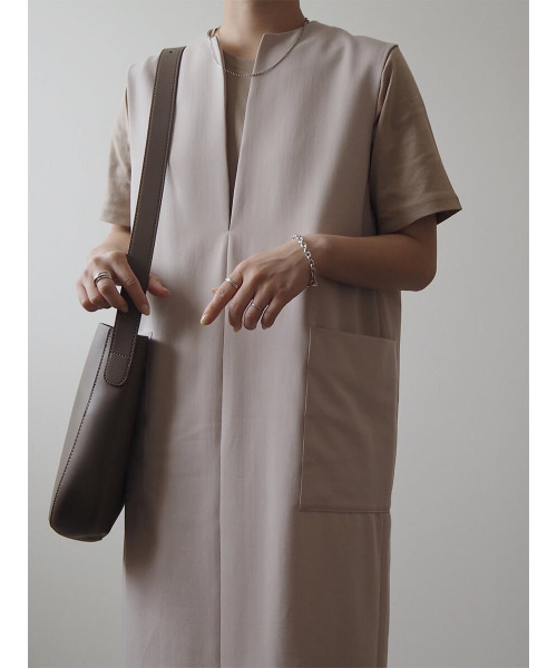 ISOOK（アイスー）の「Adjust round bag / アジャストラウンドバッグ（mi select）（トートバッグ・レディース・ブラック/グレイッシュベージュ/ブラウン・FREE）」の16枚目の写真