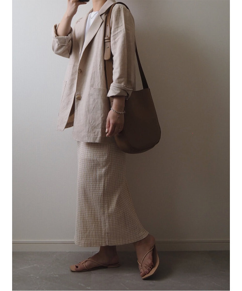 ISOOK（アイスー）の「Adjust round bag / アジャストラウンドバッグ（mi select）（トートバッグ・レディース・ブラック/グレイッシュベージュ/ブラウン・FREE）」の14枚目の写真