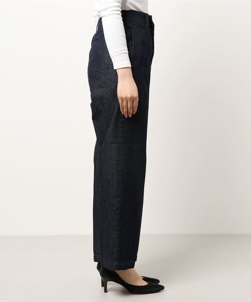 PUAL CE CIN（ピュアルセシン）の「【Du noir】センタープレスデニムパンツ（デニムパンツ・レディース・ブラック/インディゴブルー・FREE）」の22枚目の写真