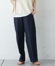 PUAL CE CIN | 【Du noir】センタープレスデニムパンツ(デニムパンツ)