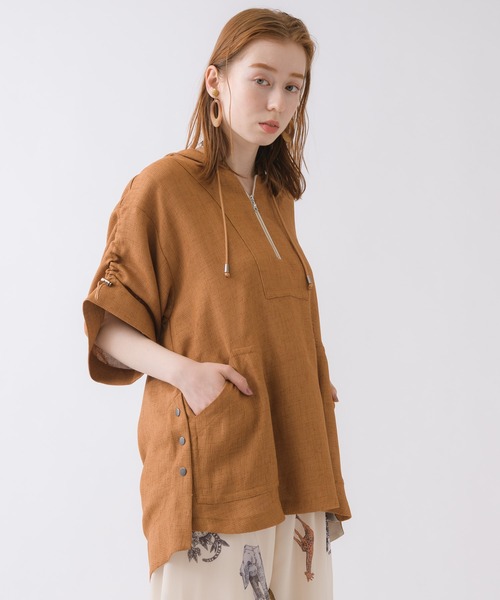 ZIPメッシュパーカー
