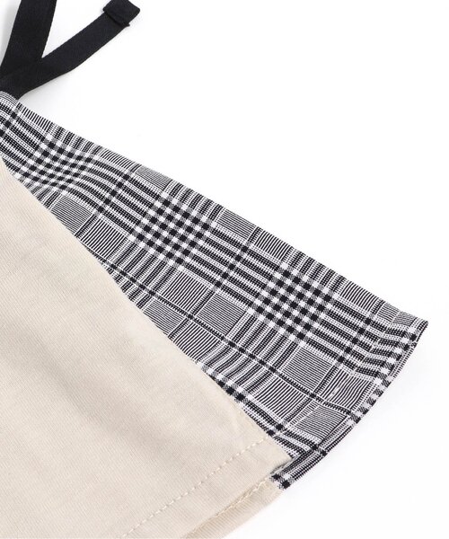 algy（アルジー）の「ワンショル風ガーリーT（Tシャツ/カットソー・キッズ・ブラック/ベージュ/オフホワイト・XXX-SMALL/X-SMALL/MEDIUM/SMALL/XX-SMALL）」の5枚目の写真