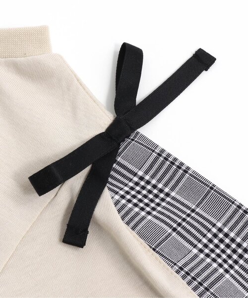 algy（アルジー）の「ワンショル風ガーリーT（Tシャツ/カットソー・キッズ・ブラック/ベージュ/オフホワイト・XXX-SMALL/X-SMALL/MEDIUM/SMALL/XX-SMALL）」の4枚目の写真