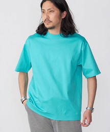 SHIPS: クルーネック ハイゲージ ダンボールニットTシャツ ライト