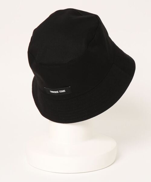 CONVERSE STARS（コンバーススターズ）の「リバーシブルバンダナバケットハット（ハット・レディース・ホワイト/ブラック/オレンジ・FREE）」の7枚目の写真