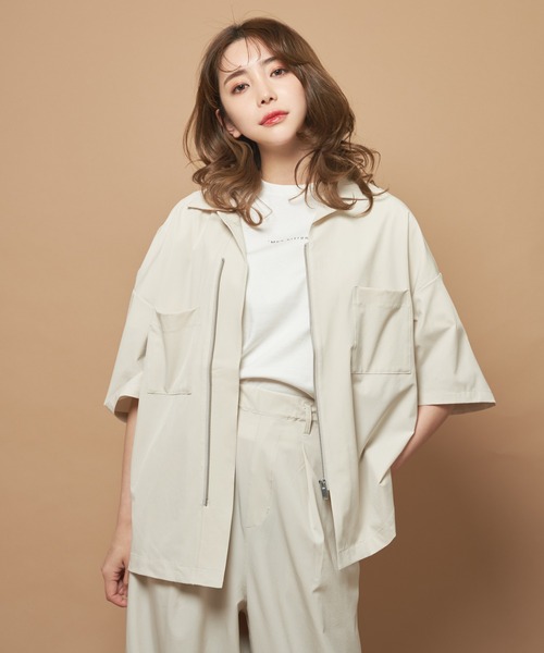 JUNRED（ジュンレッド）の「KEI&JUNRedセットアップ（シャツ/ブラウス・メンズ・ホワイト/ブラック・X-SMALL/LL/S/M/L）」の19枚目の写真