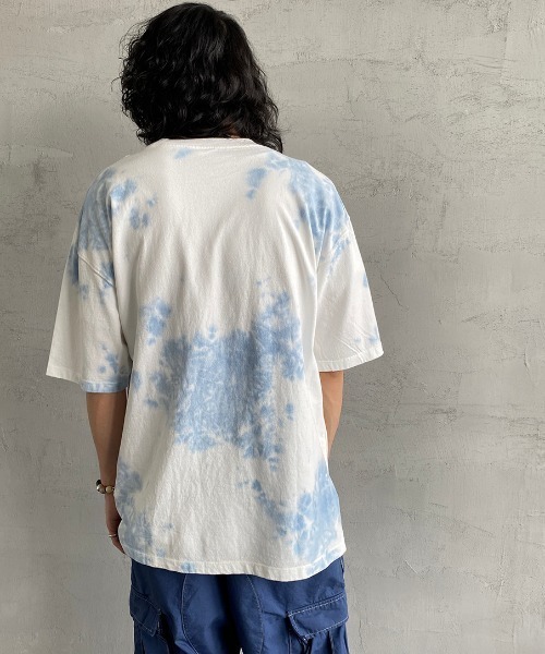 SCREEN STARS（スクリーンスターズ）の「[SCREEN STARS/スクリーンスターズ] タイダイ柄Tシャツ（Tシャツ/カットソー・レディース・グレー/イエロー/ブルー・M/L）」の13枚目の写真