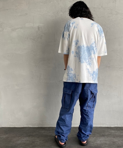 SCREEN STARS（スクリーンスターズ）の「[SCREEN STARS/スクリーンスターズ] タイダイ柄Tシャツ（Tシャツ/カットソー・レディース・グレー/イエロー/ブルー・M/L）」の16枚目の写真
