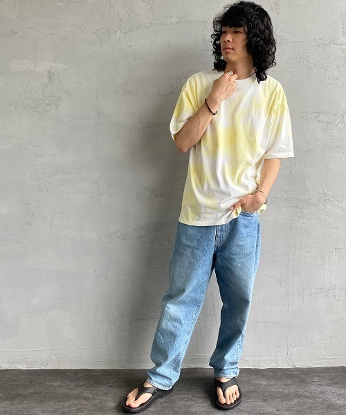 SCREEN STARS（スクリーンスターズ）の「[SCREEN STARS/スクリーンスターズ] タイダイ柄Tシャツ（Tシャツ/カットソー・レディース・グレー/イエロー/ブルー・M/L）」の20枚目の写真