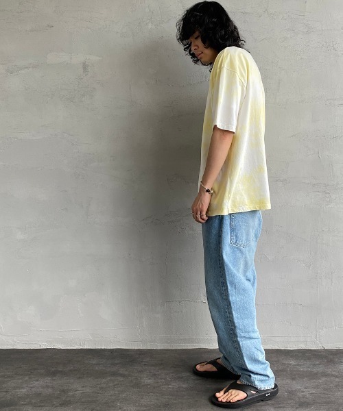 SCREEN STARS（スクリーンスターズ）の「[SCREEN STARS/スクリーンスターズ] タイダイ柄Tシャツ（Tシャツ/カットソー・レディース・グレー/イエロー/ブルー・M/L）」の21枚目の写真