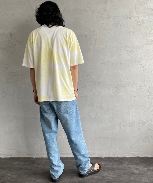 SCREEN STARS（スクリーンスターズ）の「[SCREEN STARS/スクリーンスターズ] タイダイ柄Tシャツ（Tシャツ/カットソー・レディース・グレー/イエロー/ブルー・M/L）」の22枚目の写真