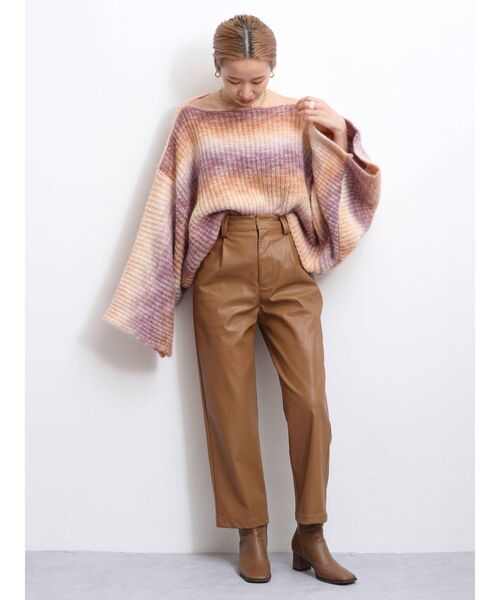 Ungrid（アングリッド）の「ビッグスリーブルーズニット（ニット/セーター・レディース・ブルー/パープル・FREE）」の12枚目の写真