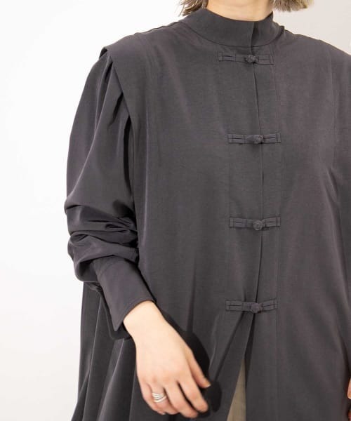 タグ付き【MAISON EUREKA】RETRO CHINA BLOUSE MAISON EUREKA（メゾンエウレカ）の「MAISON EUREKA RETRO MAXI