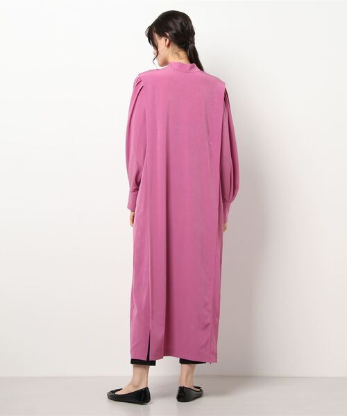 メゾンエウレカ MAISON EUREK RETRO MAXI CHINA BLOUSE チャイナロングシャツ 310 ベージュ サイズ：Free MAISON EUREKA（メゾンエウレカ）の「MAISON EUREKA RETRO MAXI