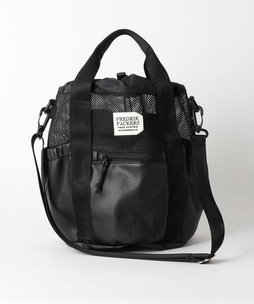 FREDRIK PACKERS(フレドリックパッカーズ)の「【別注】<FREDRIK PACKERS (フレドリックパッカーズ) >ECL DST 2WAY バッグ(ショルダーバッグ・レディース・ブラック/オフホワイト・FREE)」の8枚目の写真