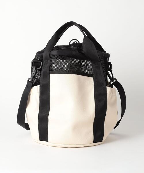 FREDRIK PACKERS(フレドリックパッカーズ)の「【別注】<FREDRIK PACKERS (フレドリックパッカーズ) >ECL DST 2WAY バッグ(ショルダーバッグ・レディース・ブラック/オフホワイト・FREE)」の6枚目の写真