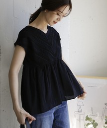 URBAN RESEARCH DOORS | タックレースフレンチブラウス(シャツ/ブラウス)