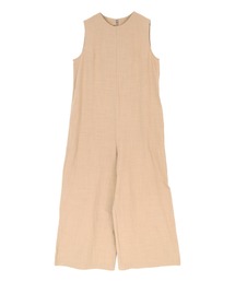 ワイドシルエットノースリーブオールインワン