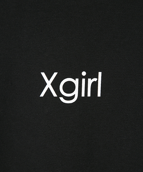 X-girl Stages（エックスガールステージス）の「S/S TEE SMALL LOGO（Tシャツ/カットソー・キッズ・ホワイト/ブラック・ONE SIZE）」の4枚目の写真