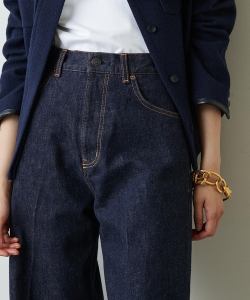 Whim Gazette（ウィムガゼット）の「デニムワイドパンツ（デニムパンツ・レディース・インディゴブルー・36/38）」の4枚目の写真