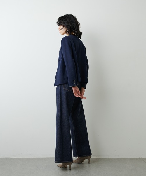 Whim Gazette（ウィムガゼット）の「デニムワイドパンツ（デニムパンツ・レディース・インディゴブルー・36/38）」の7枚目の写真