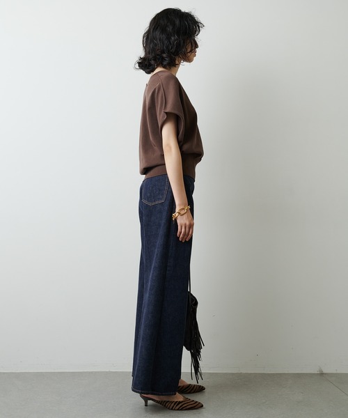 Whim Gazette（ウィムガゼット）の「デニムワイドパンツ（デニムパンツ・レディース・インディゴブルー・36/38）」の22枚目の写真