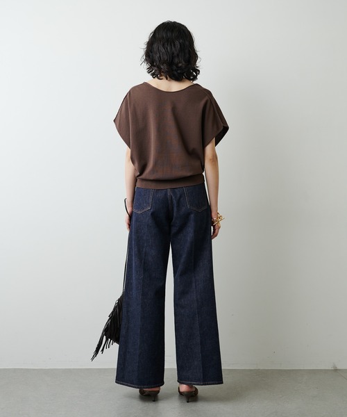 Whim Gazette（ウィムガゼット）の「デニムワイドパンツ（デニムパンツ・レディース・インディゴブルー・36/38）」の21枚目の写真