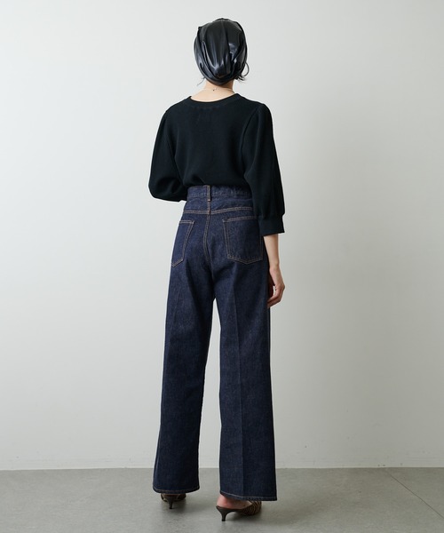 Whim Gazette」 オーバーオール 38 インディゴブルー レディース