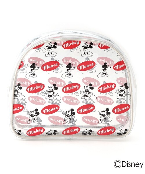 AG by aquagirl(エージーバイアクアガール)の「◆【ディズニー ミッキー&フレンズ】PVCポーチ限定アイテム(ポーチ・レディース・ブラック/ボルドー・00)」の1枚目の写真