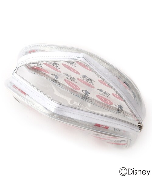 AG by aquagirl(エージーバイアクアガール)の「◆【ディズニー ミッキー&フレンズ】PVCポーチ限定アイテム(ポーチ・レディース・ブラック/ボルドー・00)」の6枚目の写真