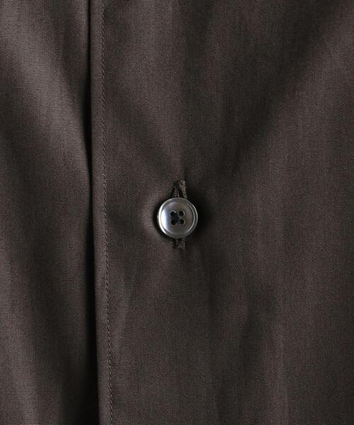 LOEFF(ロエフ)の「<LOEFF(ロエフ)> コットン ブロード バンドカラーシャツ†(シャツ/ブラウス・レディース・ダークブラウン/コバルトブルー・1/0)」の17枚目の写真