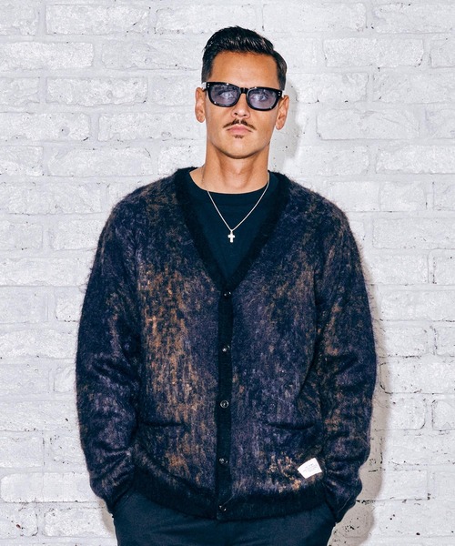 CRIMIE（クライミー）の「MOHAIR NOISE LEOPARD KNIT CARDIGAN（ニット