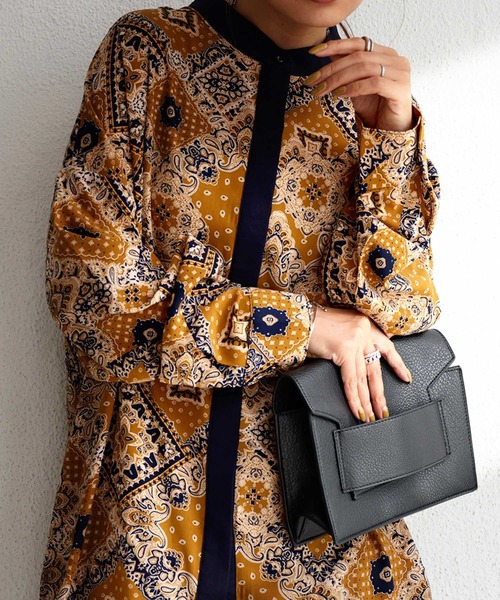 antiqua（アンティカ）の「2wayミニクラッチバッグ（クラッチバッグ・レディース・ブラック・FREE）」の7枚目の写真