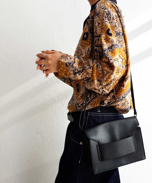 antiqua（アンティカ）の「2wayミニクラッチバッグ（クラッチバッグ・レディース・ブラック・FREE）」の8枚目の写真