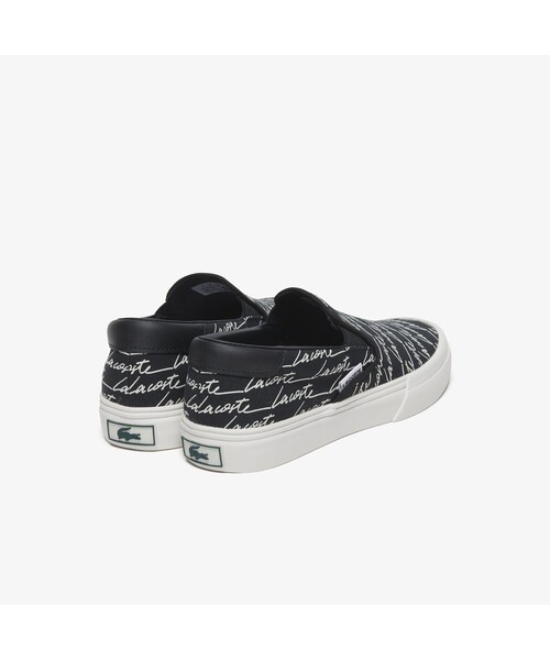 LACOSTE(ラコステ)の「ウィンメンズ WIDE LAST SLIP 0121 1(スニーカー・レディース・ブラック/ピンク・23.0cm/24.0cm/22.5cm/23.5cm/24.5cm)」の4枚目の写真